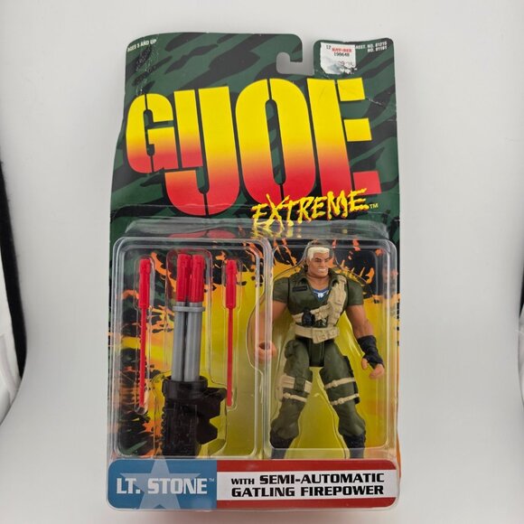 Kenner G.I. Joe Extreme Lt. Stone with Semi-Automatic Gatling Firepower Figure - Picture 1 of 8